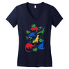 dinosaurs Women's V-Neck T-Shirt