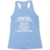 Smartass June Girl Racerback Tank