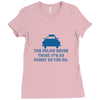 police humor Ladies Fitted T-Shirt