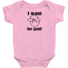 i want the gold Baby Onesie