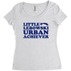 Little Lebowski Urban Achiever Women's Triblend Scoop T-shirt