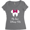 My 1st Disney Trip Women's Triblend Scoop T-shirt