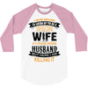 Super Cool Wife Of A Freaking Awesome Husband 3/4 Sleeve Shirt