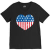 usa flag V-Neck Tee