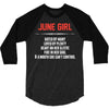 June Girl Hated By Many 3/4 Sleeve Shirt