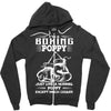 I'm A Boxing Poppy... Zipper Hoodie