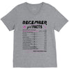 December Girl Facts Sagittarius V-Neck Tee