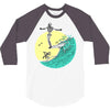 surf nose 3/4 Sleeve Shirt
