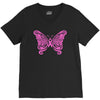 breast cancer butterfly V-Neck Tee