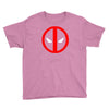 deadpool logo avengers marvel comics gift Youth Tee