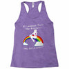 ls mug eat rainbow eat les Racerback Tank