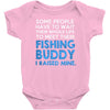 fishing buddy Baby Bodysuit