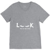 Look Me in The Eyes V-Neck Tee