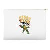 vegan pizza power Accessory Pouches