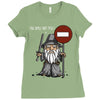 you shall not pass!! Ladies Fitted T-Shirt