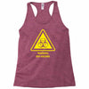 biohazard symbol laboratory hazard warning sign Racerback Tank