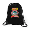 wake me up when it's friday Drawstring Bags