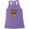 pizza skull Racerback Tank