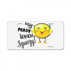 Easy Peasy Lemon Sgueezy License Plate