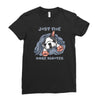 just 5 more minutes Ladies Fitted T-Shirt