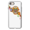women's sugar skull purple iPhone 8