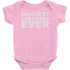 okayest girlfriend ever Baby Onesie