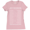 joy division unknown pleasures Ladies Fitted T-Shirt