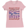 my mom is in heaven forever Ladies Fitted T-Shirt