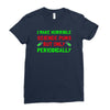 imake horrible since puns but only periodicaly Ladies Fitted T-Shirt