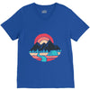 camp river V-Neck Tee
