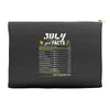 July Girl Facts Leo Accessory Pouches