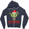 may christmas be with you Zipper Hoodie