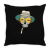 raoul duke las dead Throw Pillow