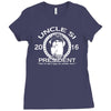 uncle si for president Ladies Fitted T-Shirt