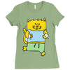 meow is running Ladies Fitted T-Shirt