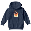 pug in a crew Youth Hoodie