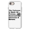 The Universe Is Made Of Protons, Neutrons, Electrons, Morons iPhone 8