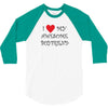 I Love My Boyfriend 3/4 Sleeve Shirt