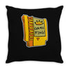 old school gaming king Throw Pillow