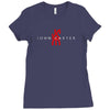 ohn carter Ladies Fitted T-Shirt
