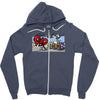 red ant Zipper Hoodie