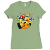 bad luck bowser Ladies Fitted T-Shirt
