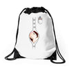 Peek a Boo with Pocket Baby Girl Drawstring Bags