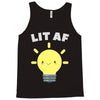 lit af kawaii light bulb Tank Top