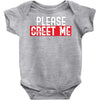 greet me Baby Bodysuit