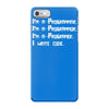 i write code iPhone 7 Case