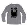 never forget floppy disk Long Sleeve Shirts