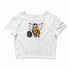 monster i will bee bat Crop Top