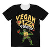 vegan pizza power All Over Women's T-shirt