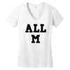 all m Women's V-Neck T-Shirt